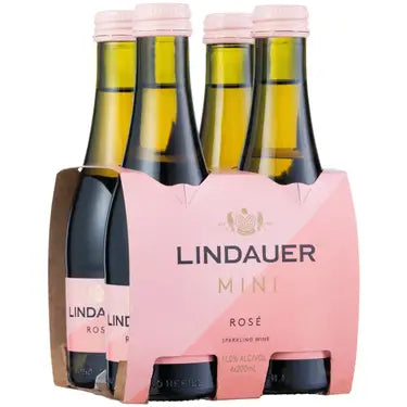 Lindauer Classic Rose 4 Pack Bottles 200ml