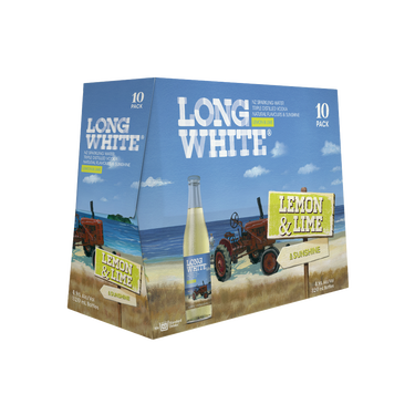 Long White Vodka Lemon Lime 4.8% 10 Pack Bottles 320ml