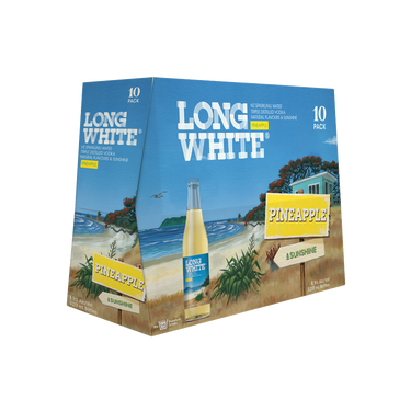 Long White Vodka Pineapple 4.8% 10 Pack Bottles 320ml