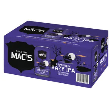 Macs Apparition Hazy IPA 12 Pack Cans 330ml