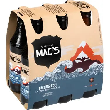 Macs Free Ride Hazy Pale Ale 6 Pack Bottles 330ml