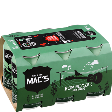 Liquor Rocking Macs Hop Rocker Pilsner 6 Pack Cans 330ml – Liquor Star Online