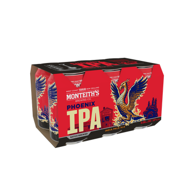 Monteiths Phoenix IPA 6 Pack Cans 330ml