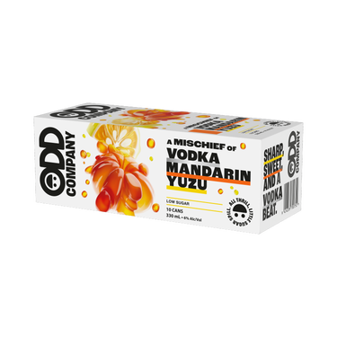 Odd Company Vodka Mandarin & Yuzu 6% 10 Pack Cans 330ml