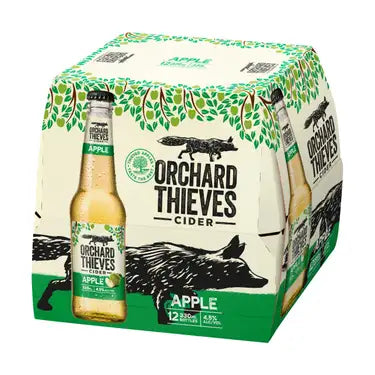 Orchard Thieves Crisp Apple Cider 12 Pack Bottles 330ml