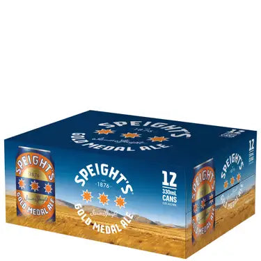 Speights Gold Medal Ale 12 Pack Cans 330ml