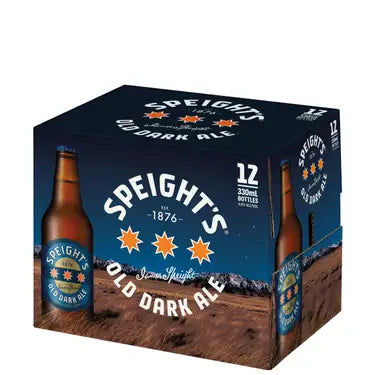 Speights Old Dark 5 Malt Dark Ale 12 Pack Bottles 330ml