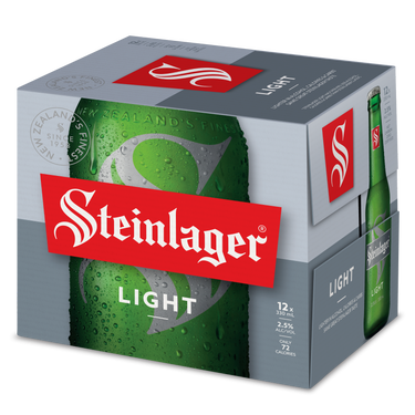 Steinlager Light 12 Pack Bottles 330ml