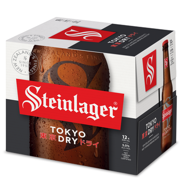Steinlager Tokyo Dry 12 Pack Bottles 330ml