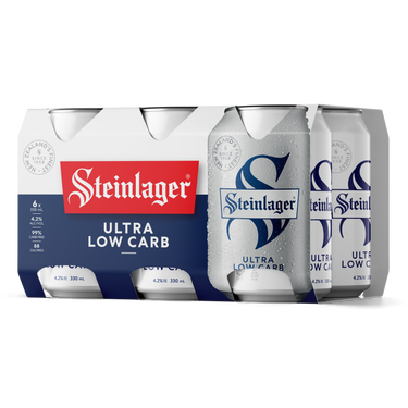 Steinlager Ultra Low Carb 6 Pack Cans 330ml