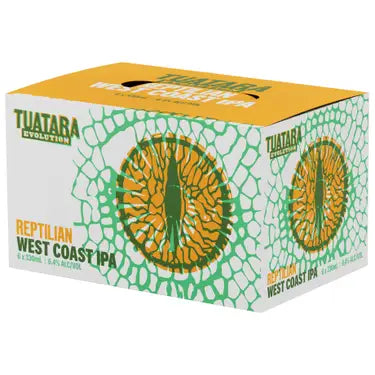 Tuatara Reptilian West Coast IPA 6 Pack Cans 330ml