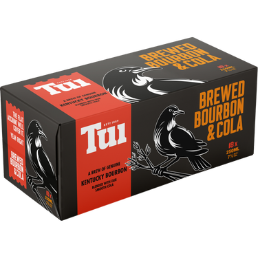 Tui Bourbon & Cola 7% 18 Pack Cans 250ml