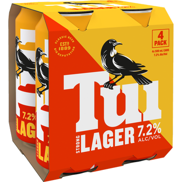 Tui Strong Cans 4 Pack Cans 500ml
