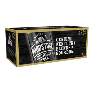 Woodstock & Cola 7% 18 Pack Cans 250ml