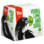 Tui Vodka lime &amp; Soda 12pk Btl's