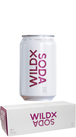 Wild X Soda Vodka Berry 10pk 330ml cans