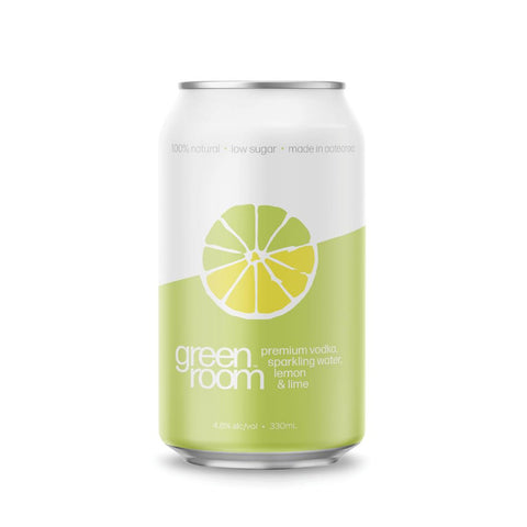 Green Room Vodka, Lemon &amp; Lime 10pk 330ml cans