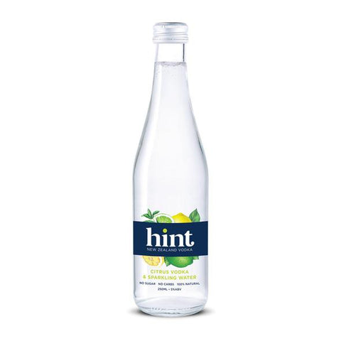 Hint Citrus, Vodka &amp; Spklng Water 4pk 250ml btls