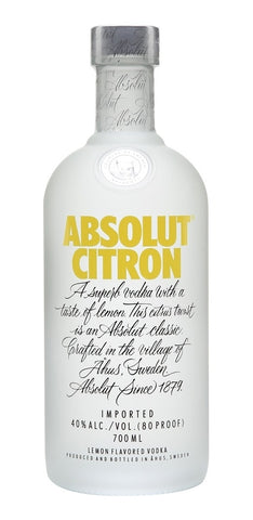 Absolut Citron Vodka 700ml