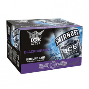 Smirnoff Blackcurrant 12pk 250ml cans