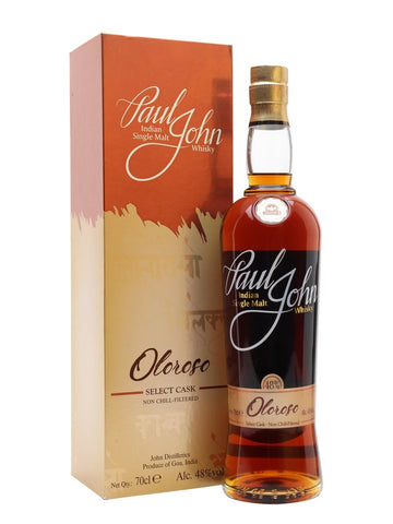 Paul John Oloroso Cask 48% Single Malt Whisky 700ml