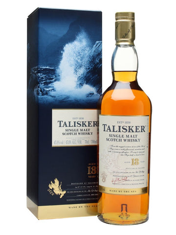 Talisker 18yo Single Malt Whisky 700ml